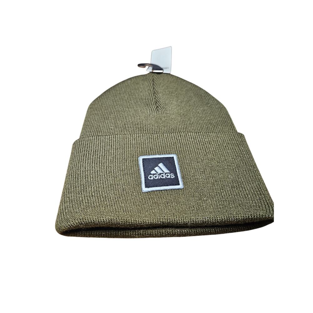 Adidas Knit Beanie in Green OSFM
